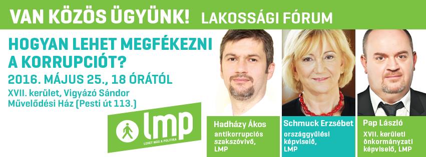 LMP lakossági fórum